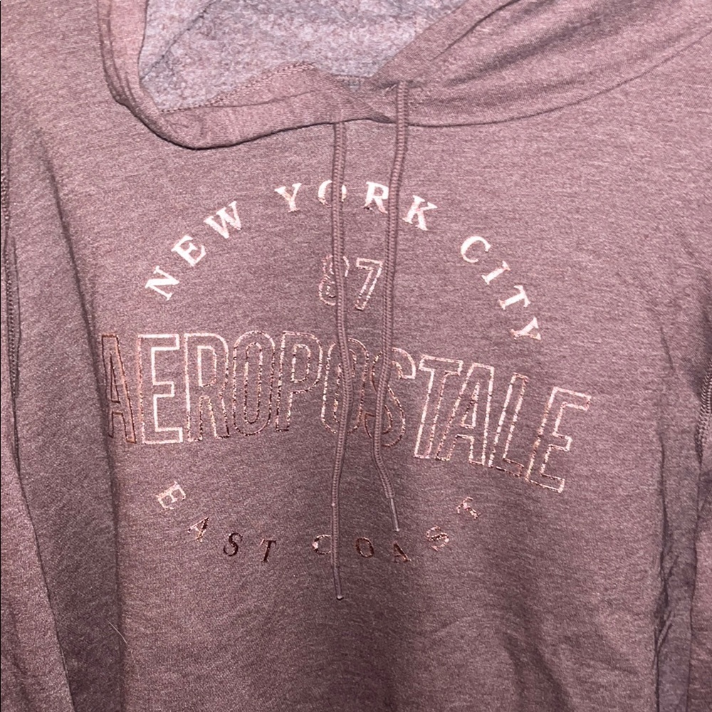 Aeropostale Brown Hoodie - Picture 2 of 5